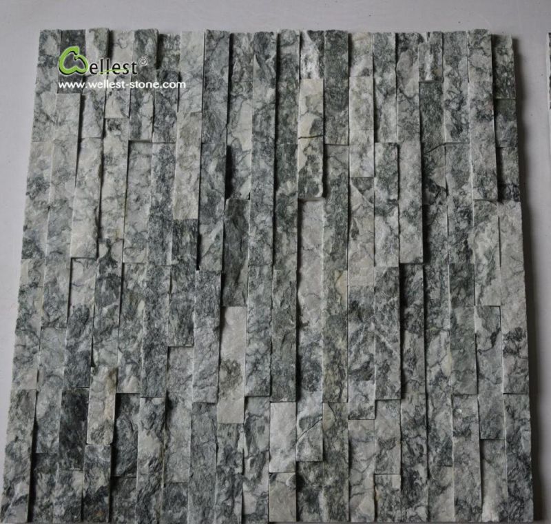 Poetic Lotus Green Marble Culture Stone for Wall Decorating/Cladding