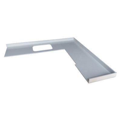 Prefab Cheap Crystal White Quartz Stone Kitchen Island Worktops Countertops