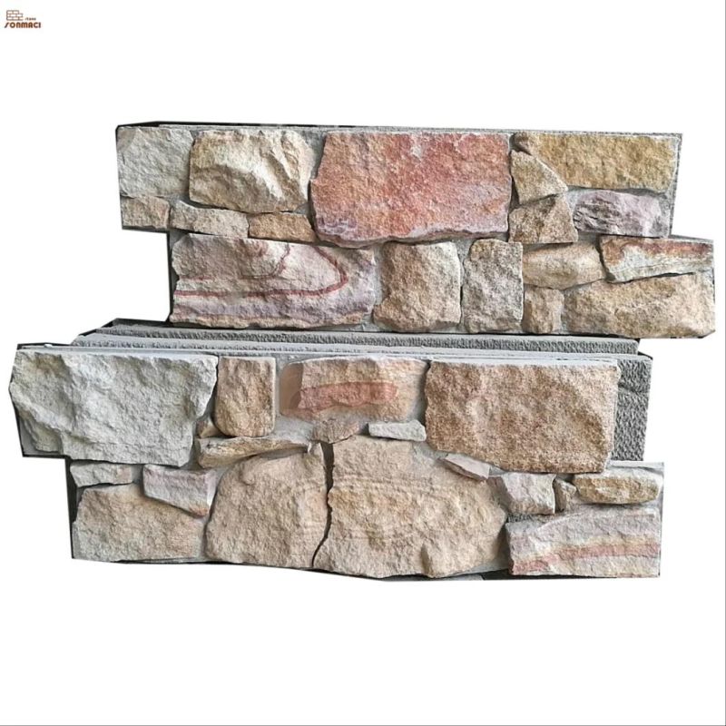 Factory Direct Sale Cement Based Exterior Natural Slate Wall Stone Panel for Sale