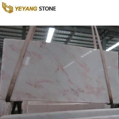 Good Quality Polished Natural Stone Slabs White/Pink Marble for Internal/Wall/Floor/Bathroom//Decoration