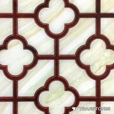 Translucent Stone Faux Onyx Alabaster Stone for Wall Panels
