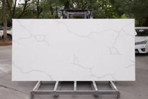 Calacatta Khaki / Quartz Slab for Kitchen/Bathroom/Wall/Floor