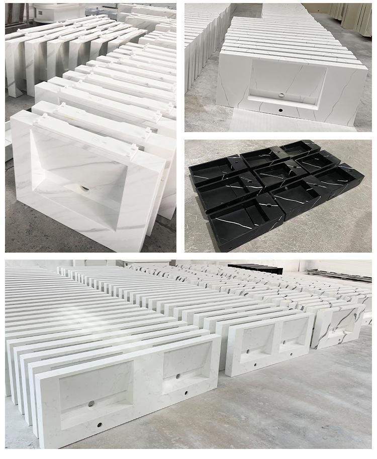 Prefab Commercial Marble Solid Surface Countertop