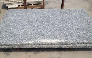 Spray White Granite Slab Countertop Tiles