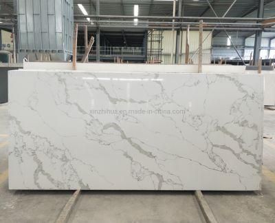 Quartz Slabs White/Ocean Blue/Green/Bright Orange/Apple Red/Banana Yellow Wall/Flooring Covering