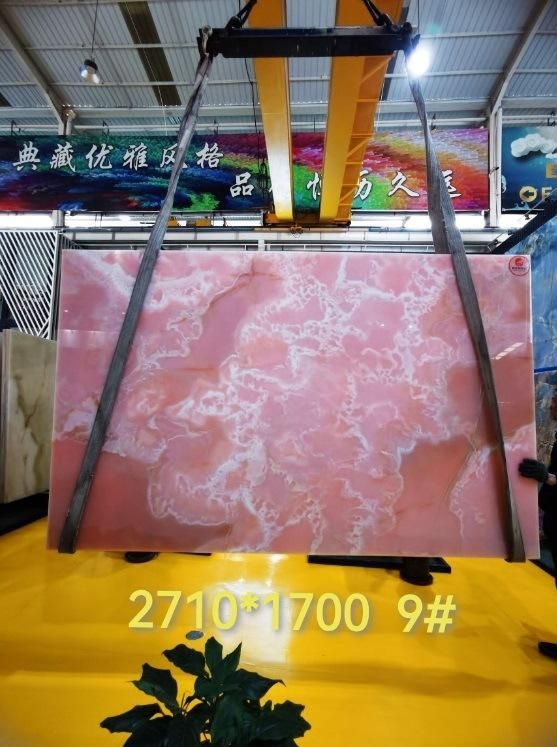 Natural Pink Onyx Polished Slabs