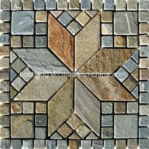 Chinese Cheap Slate Mosaic for Wall Cladding Floor Tile