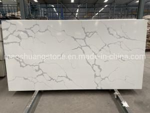 Calacatta Artificial Quartz Stone for Kitchen Countertop and Table Top