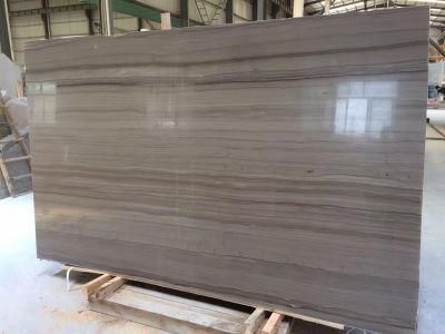 Good Quality Athens Wood Marble Athen Grey Marble Slab for Sale