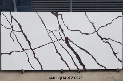 Wholesale Chinese Calacatta Slab Quality Artificial Slab White Quartz