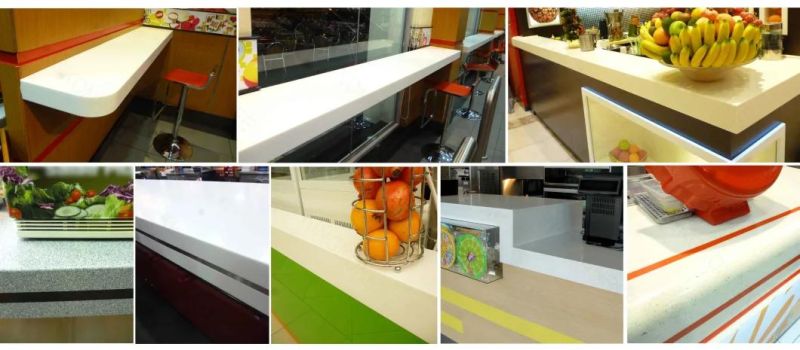 Kitchen Bathroom Countertop Marble Color Solid Surface Worktop