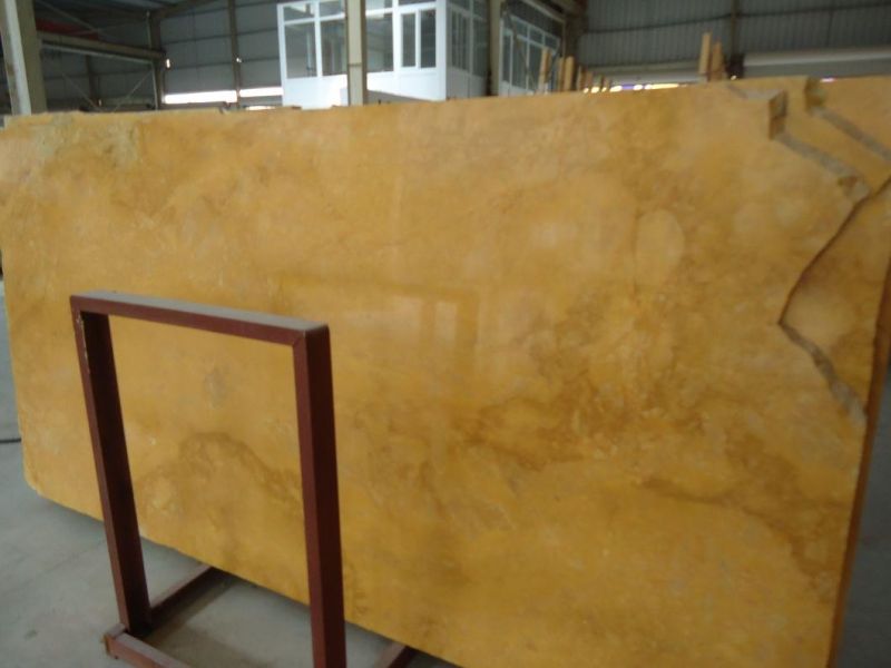 Luxury Rich Gold Marble Slab Polished Natural Stone for Villa Hotel Project