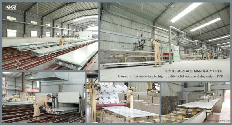 6mm Snow White Corian Acrylic Solid Surface for Worktop