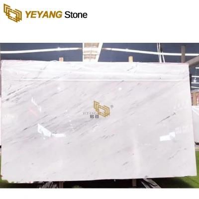 Polished Yugoslavia White Marble Slabs for Floor and Wall