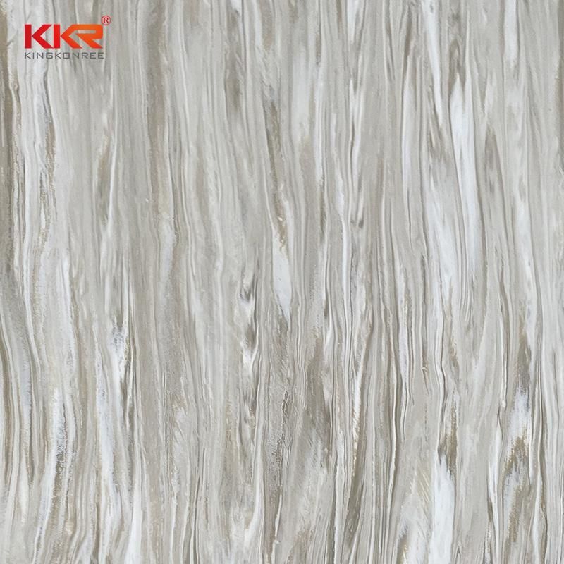 Solid Surface Artificial Stone Marble Veinning Acrylic Sheet Solid Surface