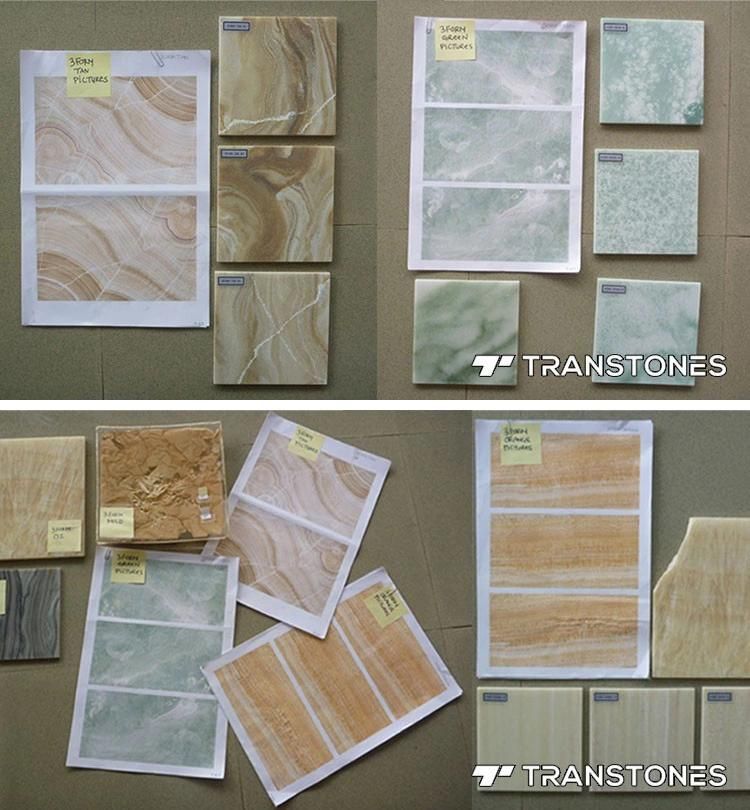 Interior Decorated Popular CNC Carved Translucent Alabaster Wall Panel