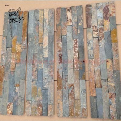 Blve House Rust Exterior Wall Stone Veneer Outdoor Natural Culture Stone Slab Cladding