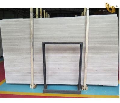 White Wooden Marble Slabs for Wall/Flooring