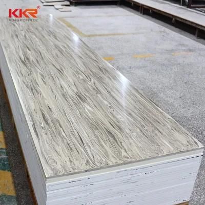 Wholesale Artificial Marble Sheet Pure White Acrylic Resin Stone Solid Surface