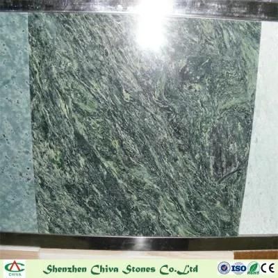 Building Material Natural Stone Peacock Green Marble Slabs/Tiles/Countertops/Vanity Top/Wall Tiles/Flooring