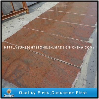 India Multicolor Red Granite Slabs for Countertops/Tombstone/Floor Tiles