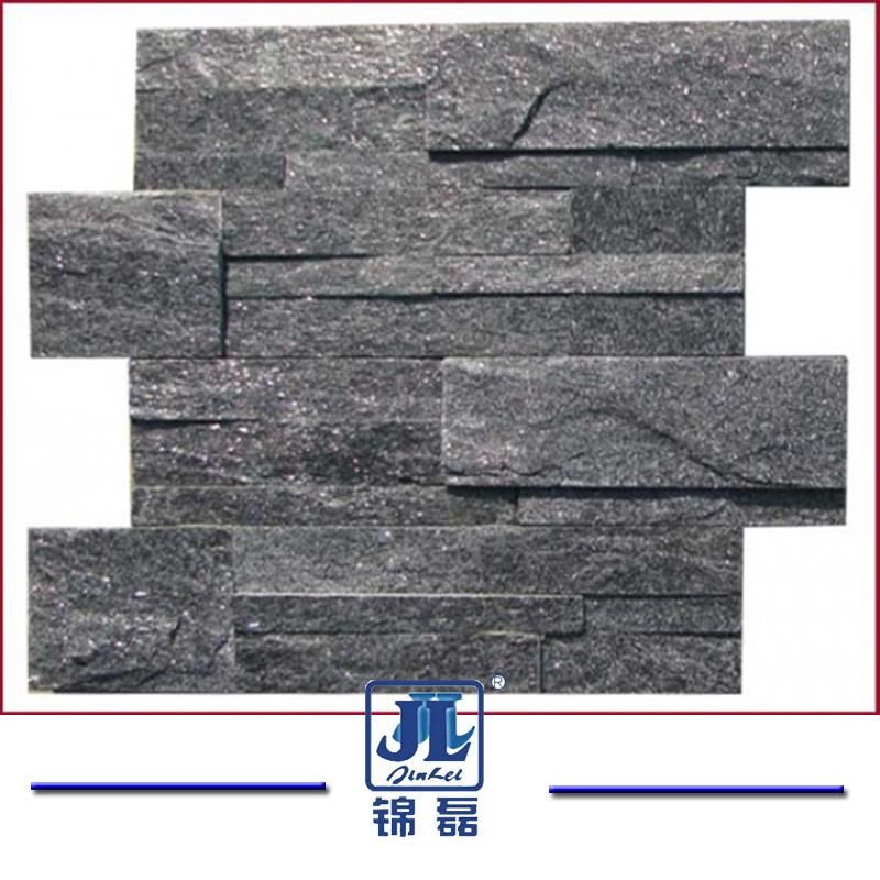 Natural Black/ Grey/White/Rusty/Pink/Green Quartzite Nature Culture Stone Stacked Slate for Wall Panels 18 X35mm