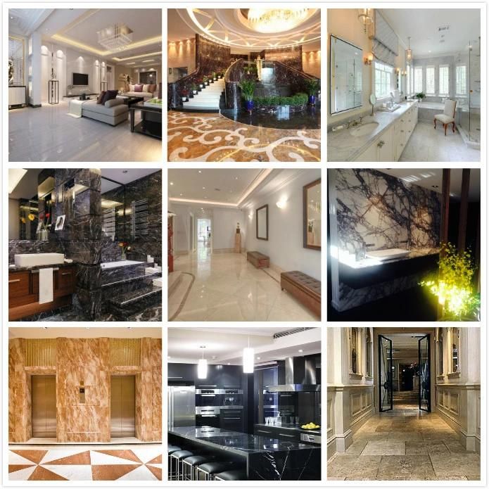 High Quality Stone Coffee Wood Grey Marble Floor Wall Tiles