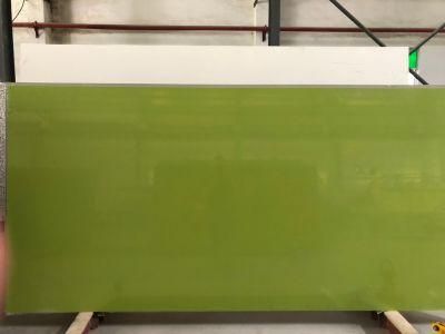 Strong Support Green Artificial Stone Kitchen Countertop Quartz Board