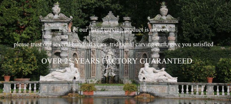 Factory Selling Marble Stone Sculpture White Marble Fireplace (SYMF-060)