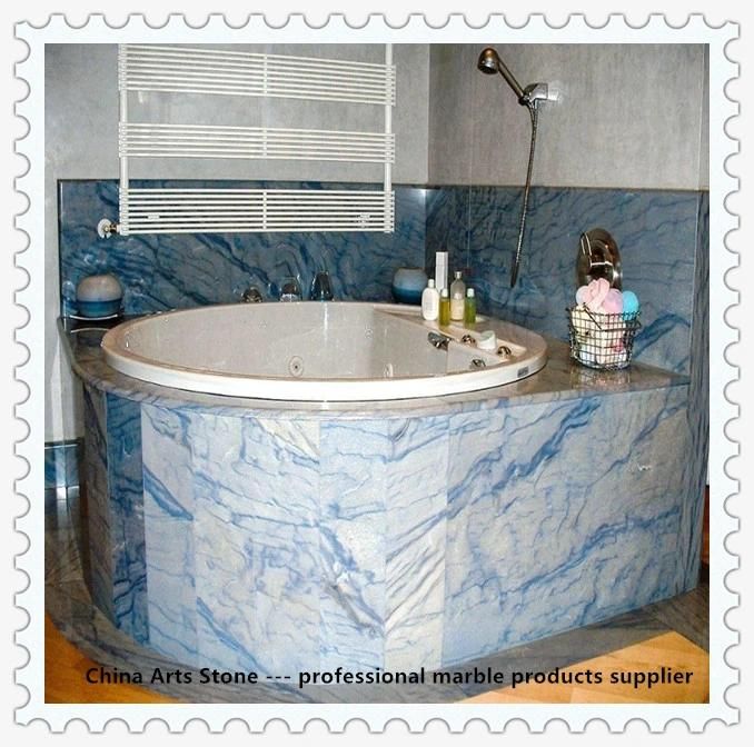 Nature Stone White Marble Bath Tub for Bathroom