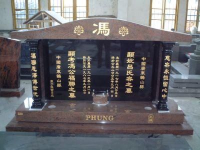 Chinese Designs Nature Granite Modern Headstone