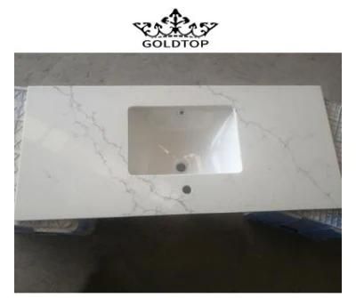 High Quality Venatino Statuario Polished/Honed/Leather Finish Calacatta Stone Slabs/Tiles Artificial Quartz for Kitchen Table Countertop