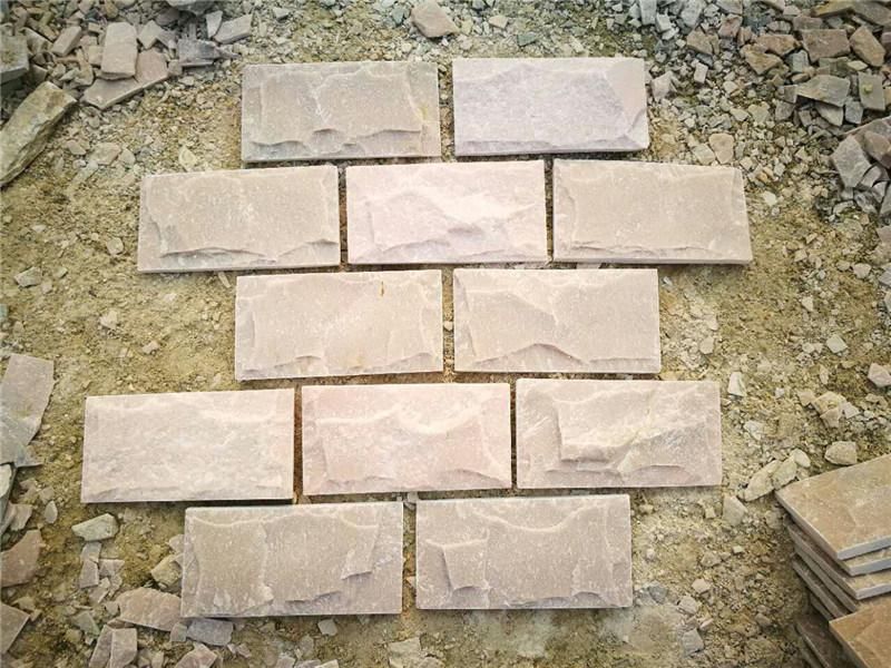 Interior Exterior Wall Quartzite Mushroom Stone Tiles