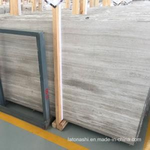 White Wood Marble Slabs for Floor and Wall
