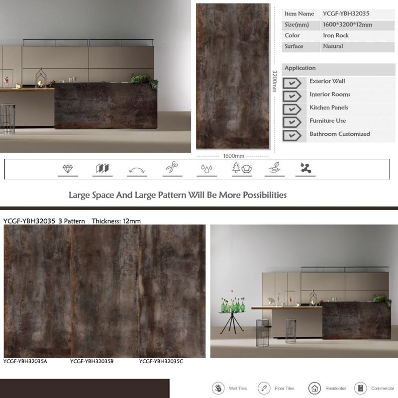Dining Room Restaurant Hotel Italian Style Granite Light Color Furniture Set Bathroom Vanity Top Kitchen Countertop Customized Glossy Matt Surface