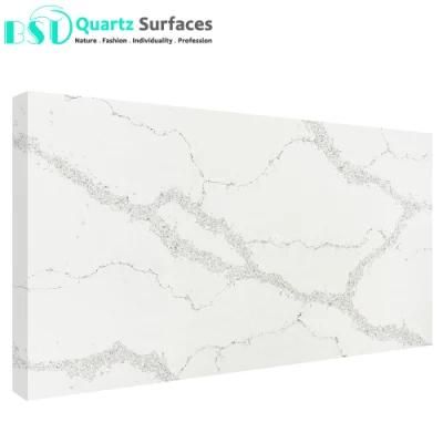 in Stock Product White Quartz Stone in Size of 3000*1500*20mm