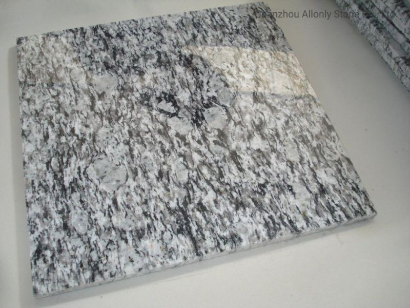 Nature Apray White Granite Stone Floor Tiles with Wholesale Price