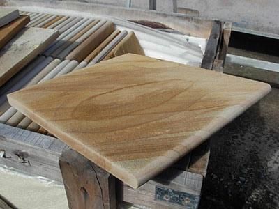 Flamed Finish Darker Grey Granite Bullnose Coping Stone for Swimming Pool