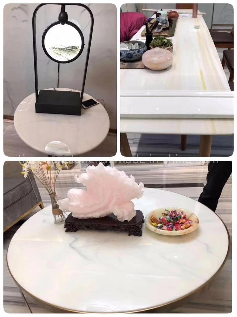 Artificial Pure White Nano Crystallized Glass Stone Slab