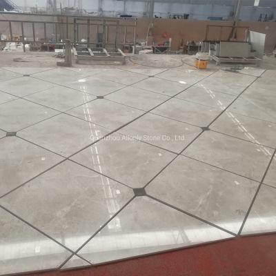 Bathroom Wall Panels Chinese Grey Marble Slab Cut to Tile