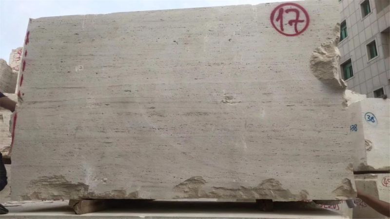Beige Travertine Stone for Flooring Tiles Slabs Countertops/Worktops/Vanitytops