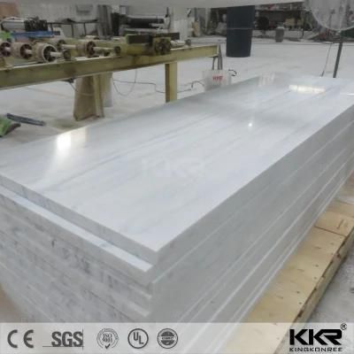 25mm Thickness Work Top White Chips Solid Surface Suppliers for UK