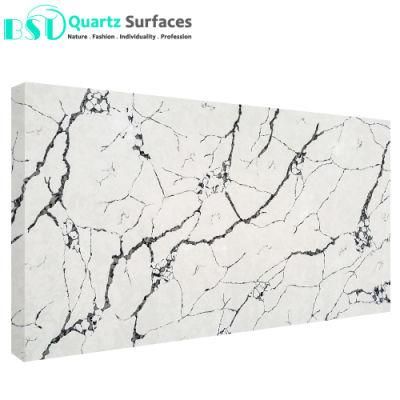 Foshan Manufacturer White Color Artificial Quartz Stone