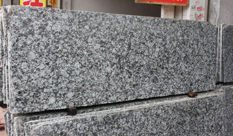 Nature Apray White Granite Stone Floor Tiles with Wholesale Price
