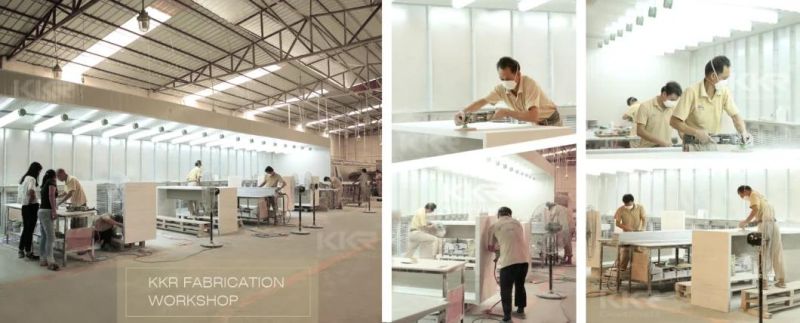 CNC Cut-to-Size Solid Surface Stone Kitchen Stone Panel/Slab/Countertop/Vanity Tops 0528