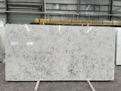 Carrara Fish Maw White Quartz Plate Is Cheap and of High Quality