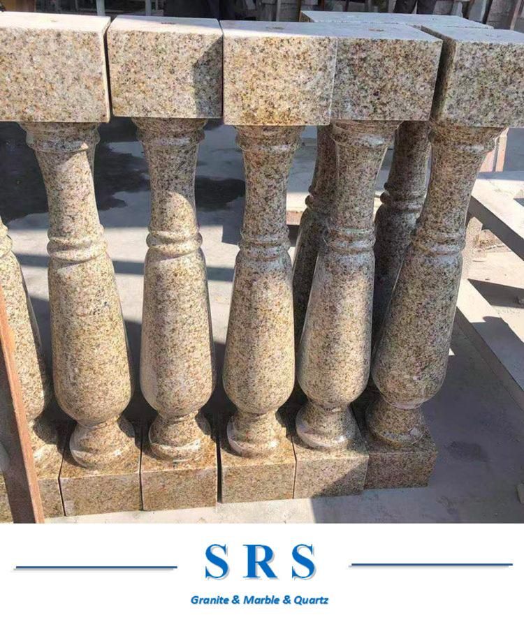 Granite Stair Baluster with Railing Handrail