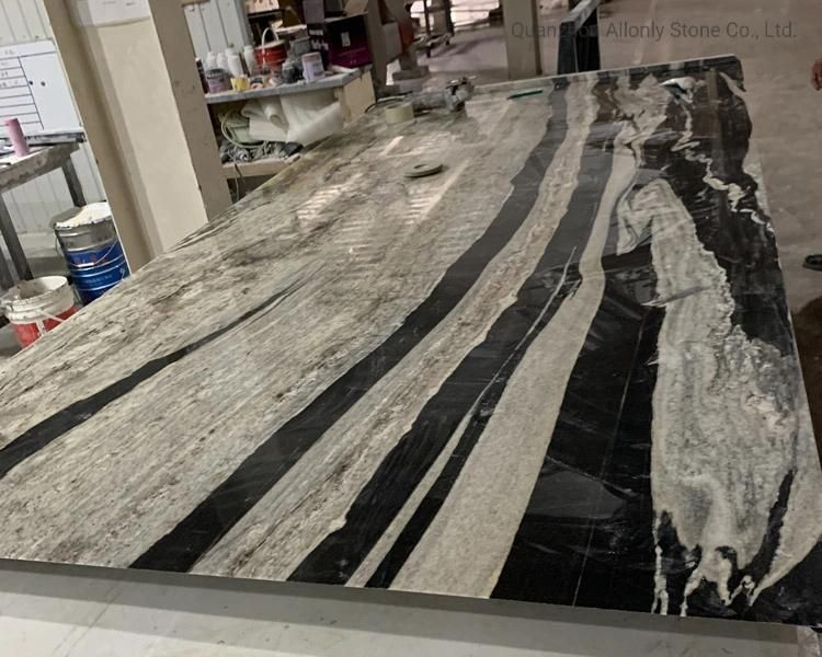 Natural Stone Countertop Black Horse Granite Kitchen Benchtop