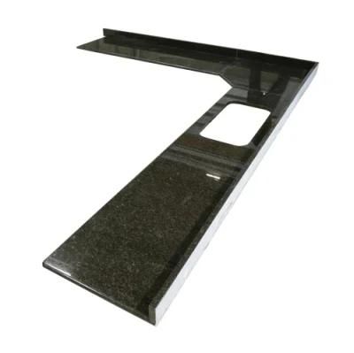 Factory Price Custom Dark Grey Black Granite Stone Worktop Countertops