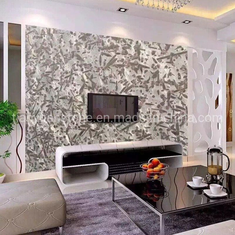 Italy Black Night Rose Granite Wall Stone Tile